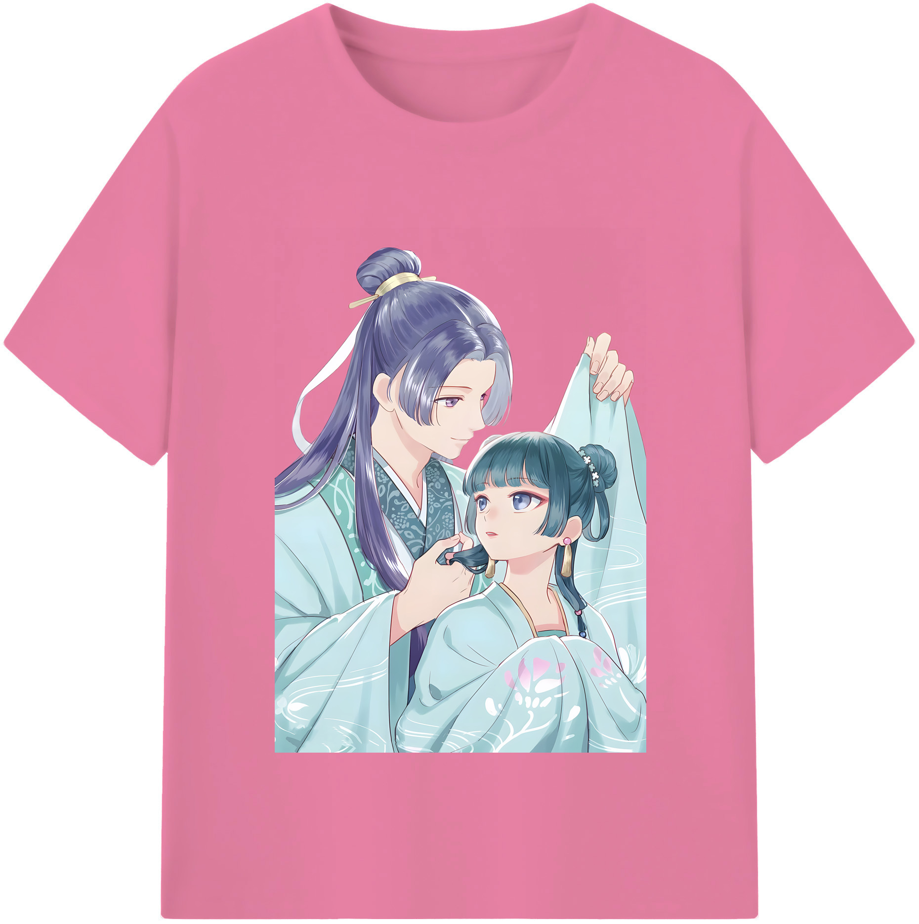 （画像用） 薬屋のひとりごと The Apothecary Diaries 綿100％半袖Tシャツ（フロントプリント）